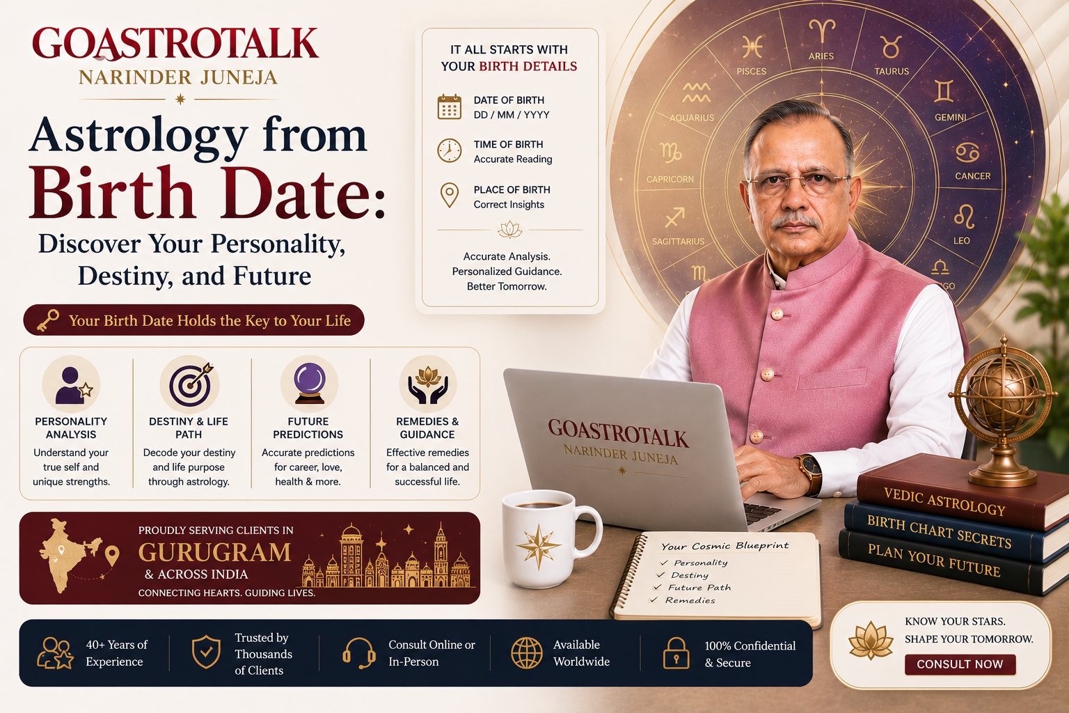 Astrology from Birth Date