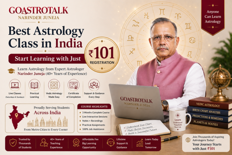 Best Astrology Class in India – Start Learning with Just ₹101 Registration