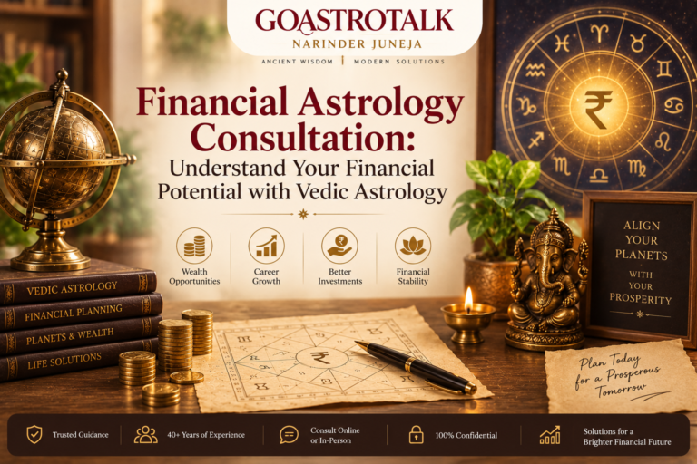 Financial Astrology Consultation: Understand Your Financial Potential with Vedic Astrology